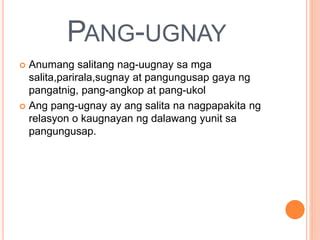 nag uugnay synonym|sugnay .